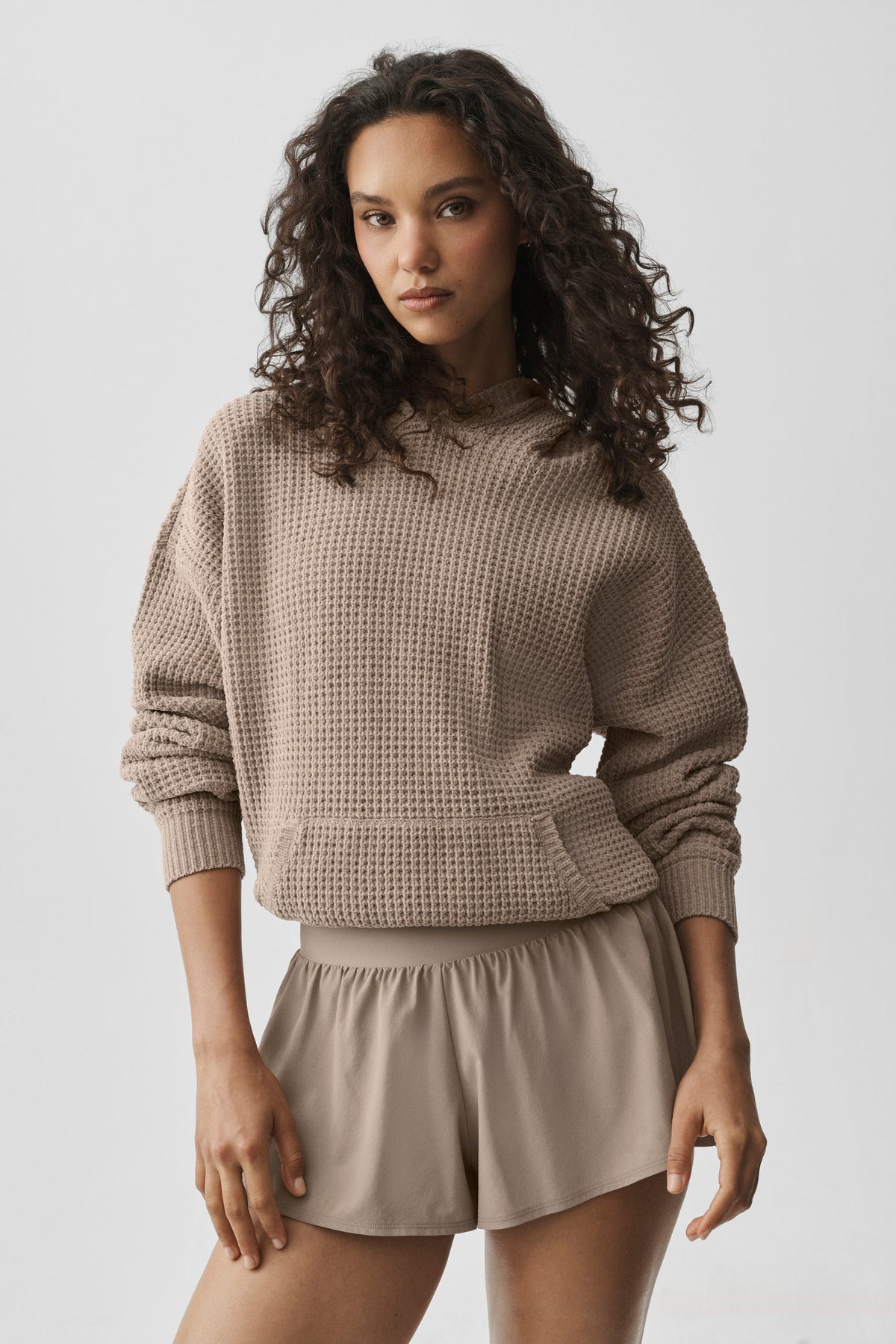 Waffle Chenille Edition Hoodie - Gravel