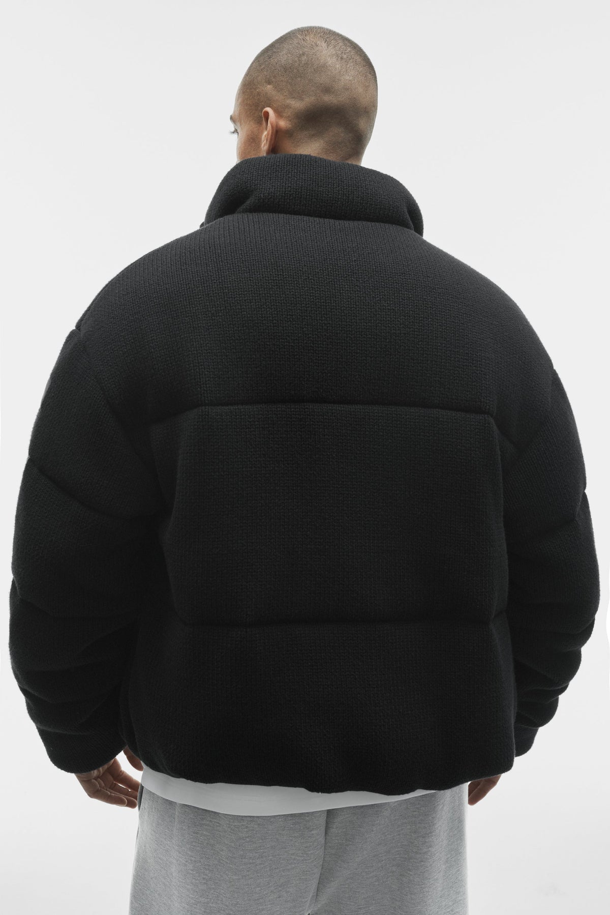 Stage Sweater Puffer - Black