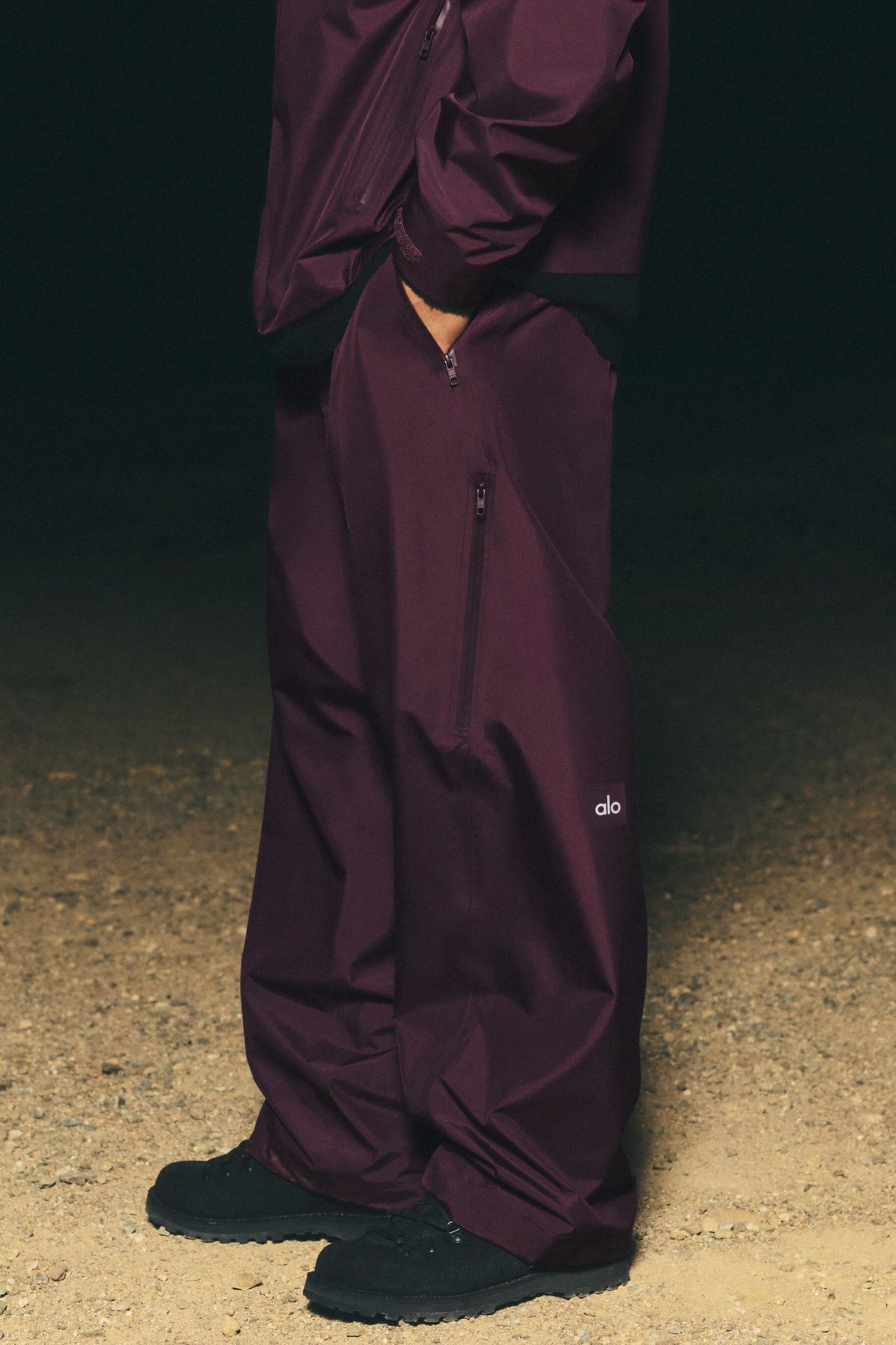 Alpha Shell Pant - Rich Bordeaux
