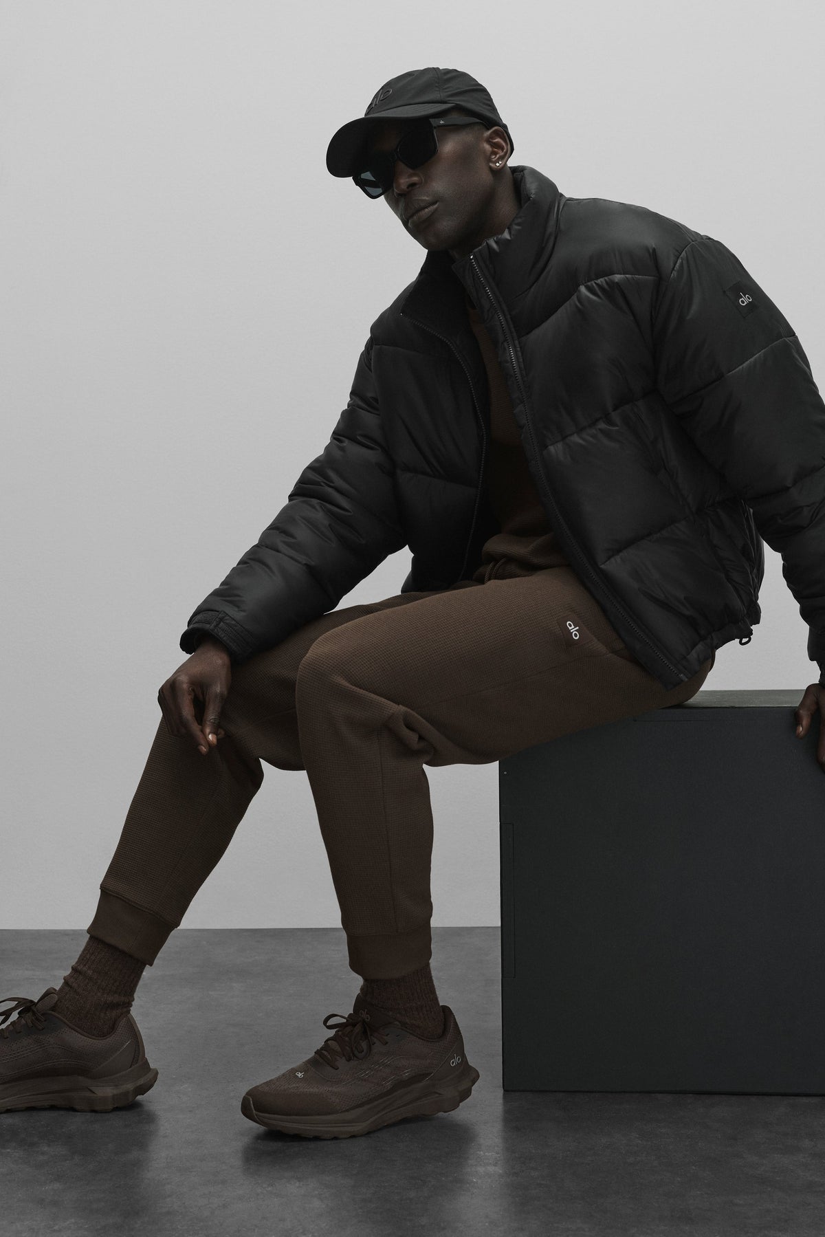 Waffle Lounge Jogger - Espresso