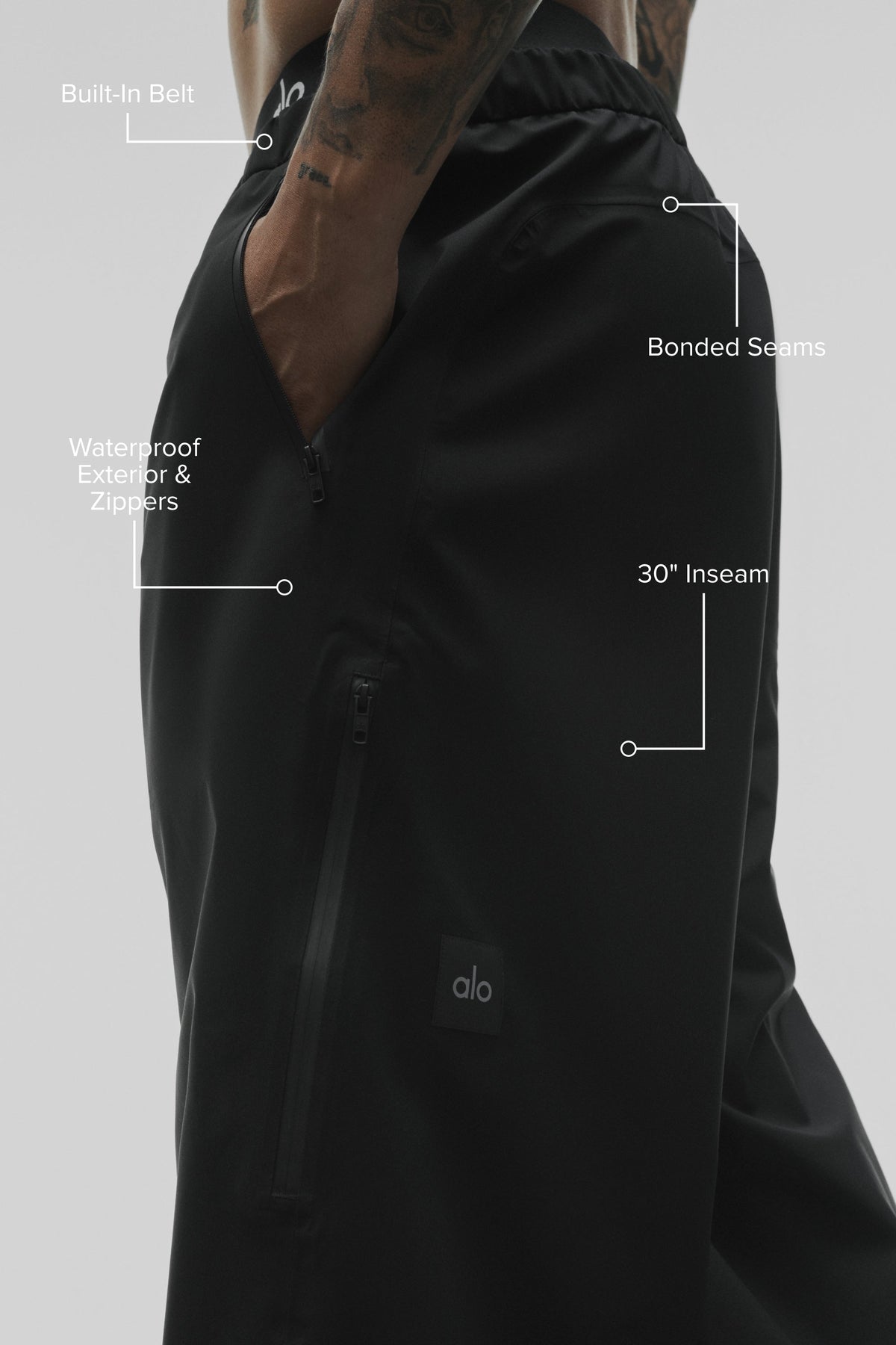 Alpha Max Shell Pant - Black