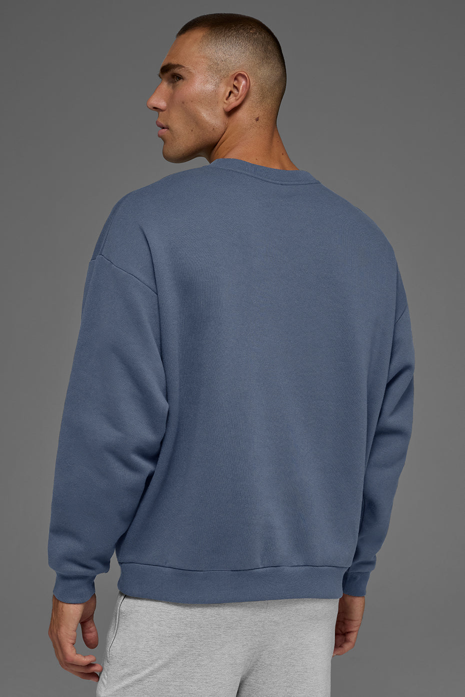 Accolade Crew Neck Pullover - Bluestone