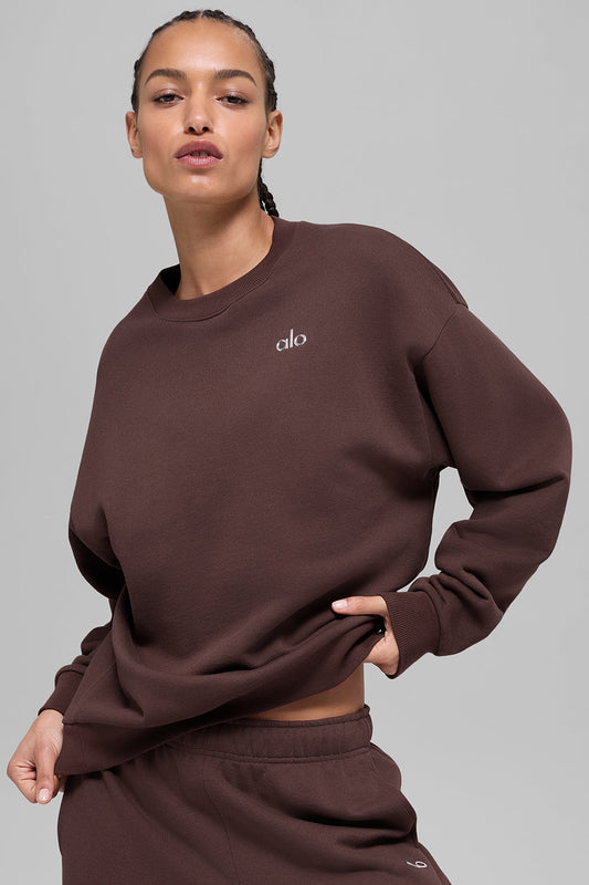 Accolade Crew Neck Pullover - Brownstone