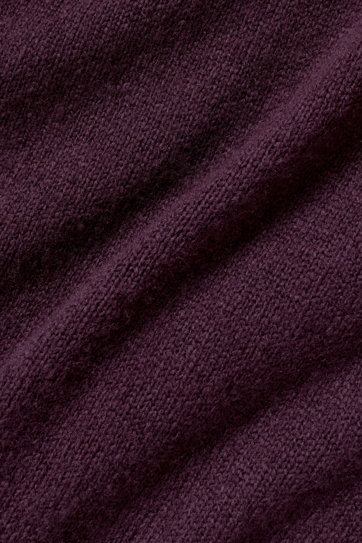 Unisex Wool Cashmere New Class Crewneck Sweater - Rich Bordeaux