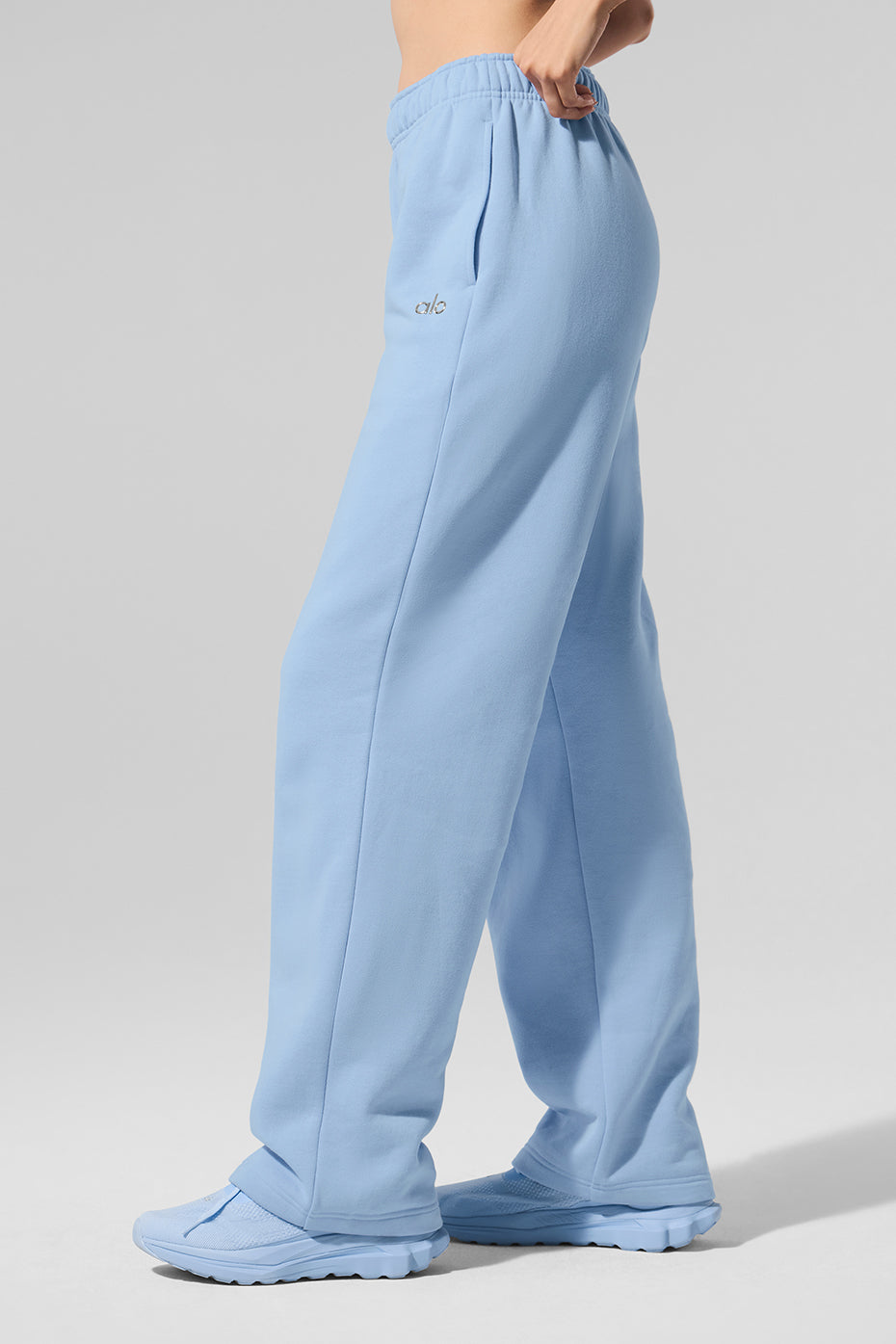 Accolade Straight Leg Sweatpant - Seashell Blue