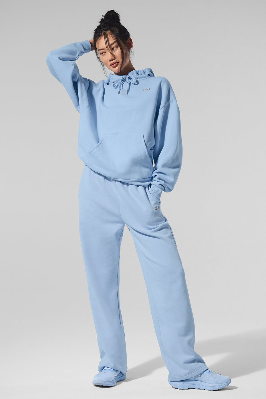 Accolade Straight Leg Sweatpant - Seashell Blue