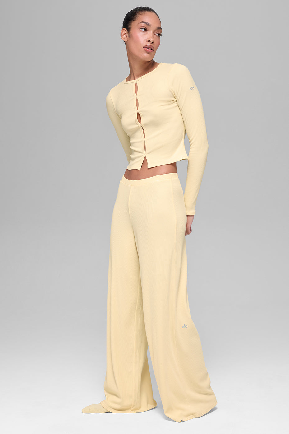 Dreamlight Long Sleeve Top - Candlelight Yellow