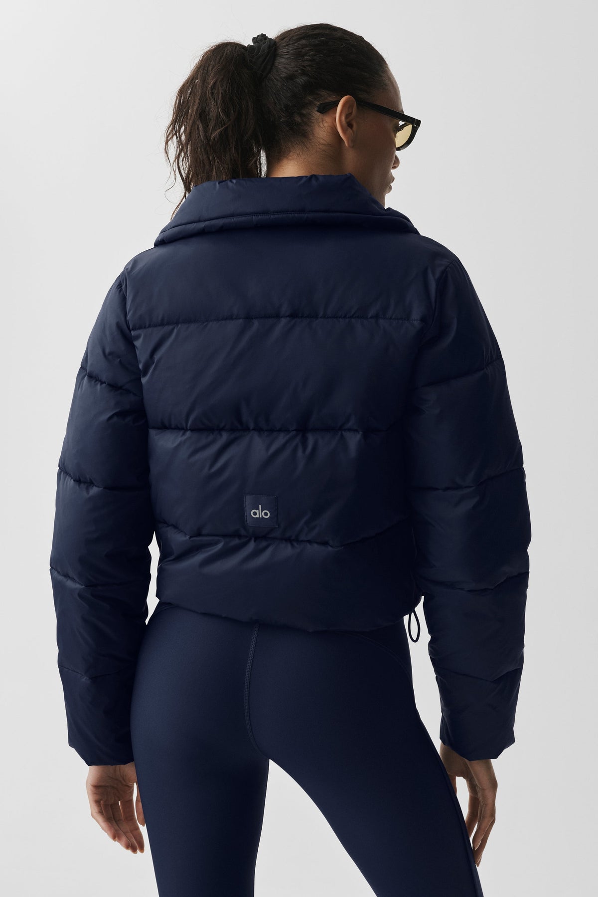 Gold Rush Puffer - Navy