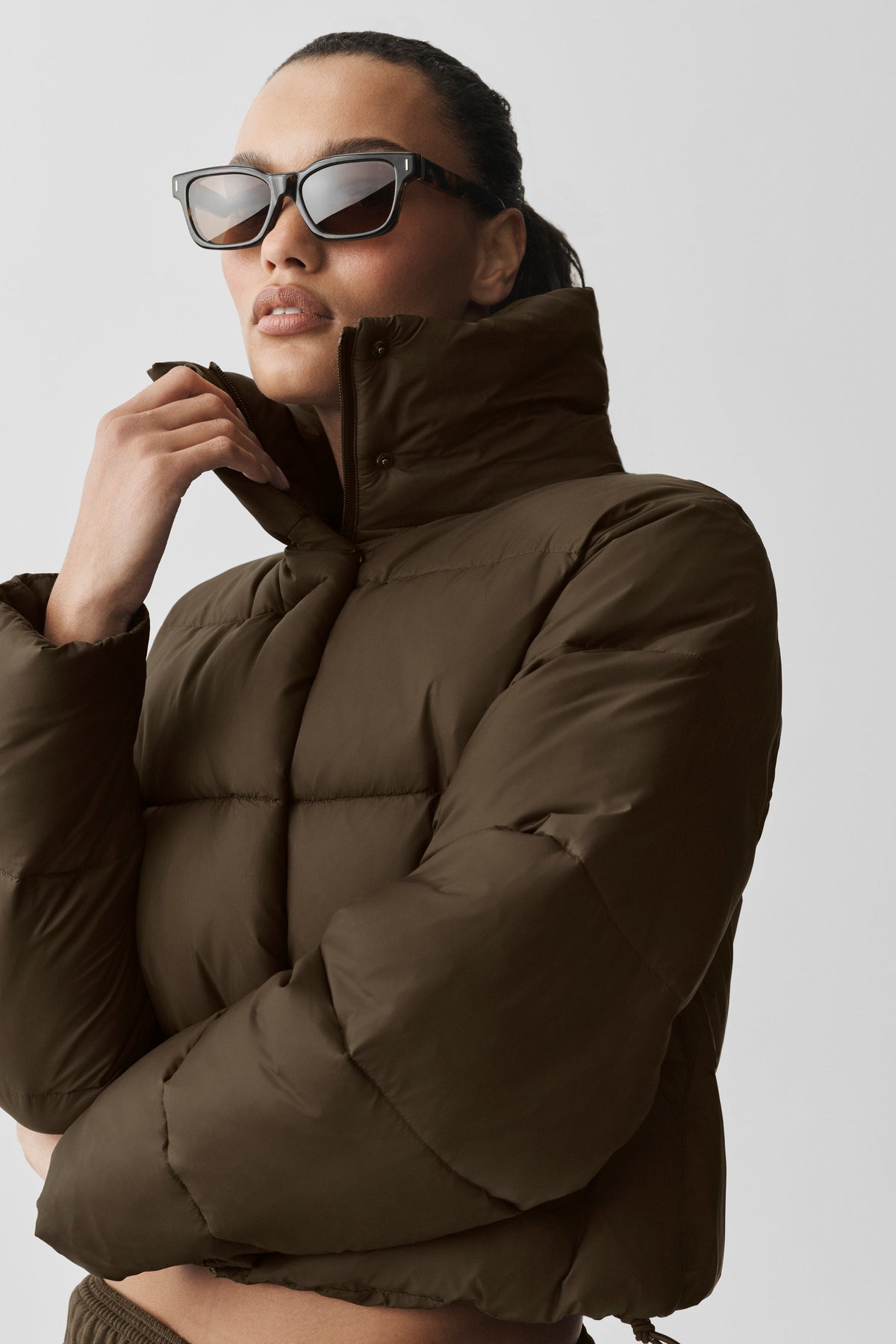Gold Rush Puffer - Espresso