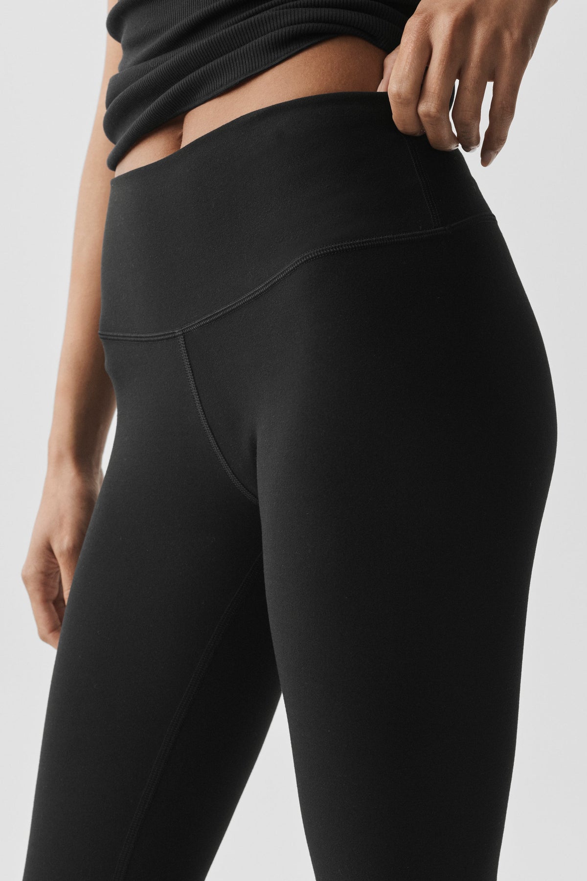 Alosoft High-Waist 7/8 Highlight Legging - Black