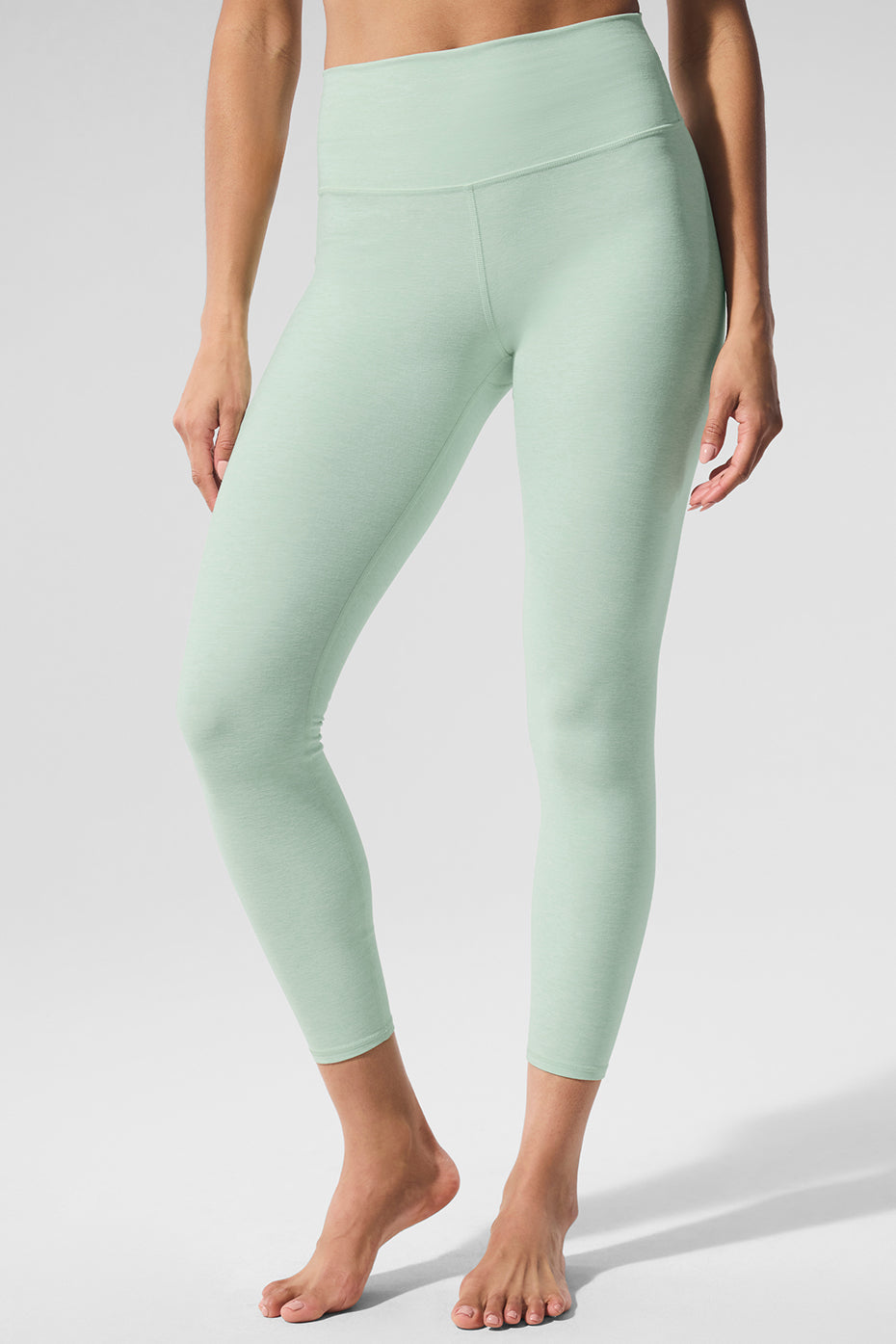 Alosoft High-Waist 7/8 Highlight Legging - Spearmint Heather