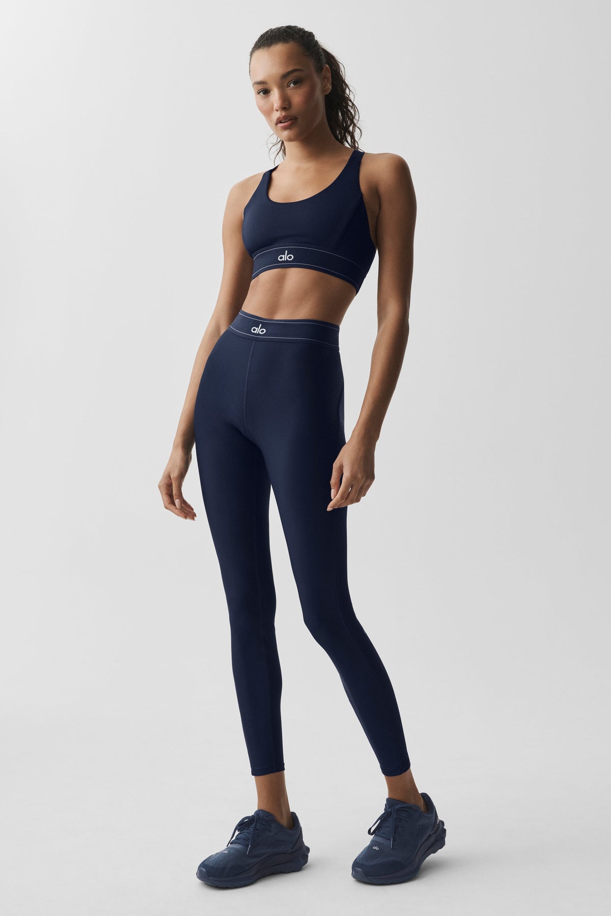 Airlift High-Waist Suit Up Legging - Navy/Navy