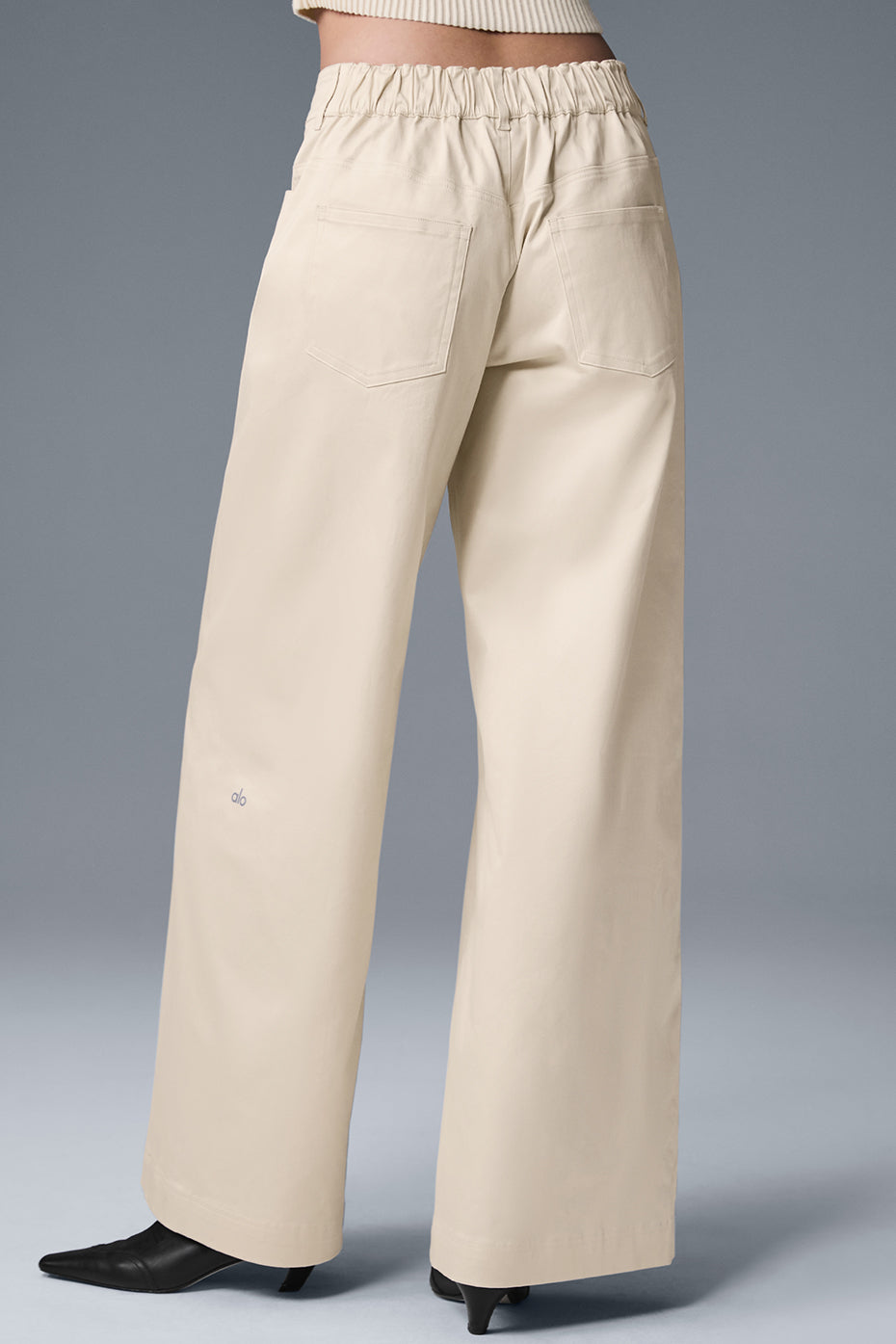 Wanderlust Wide Leg Trouser - Oat Milk
