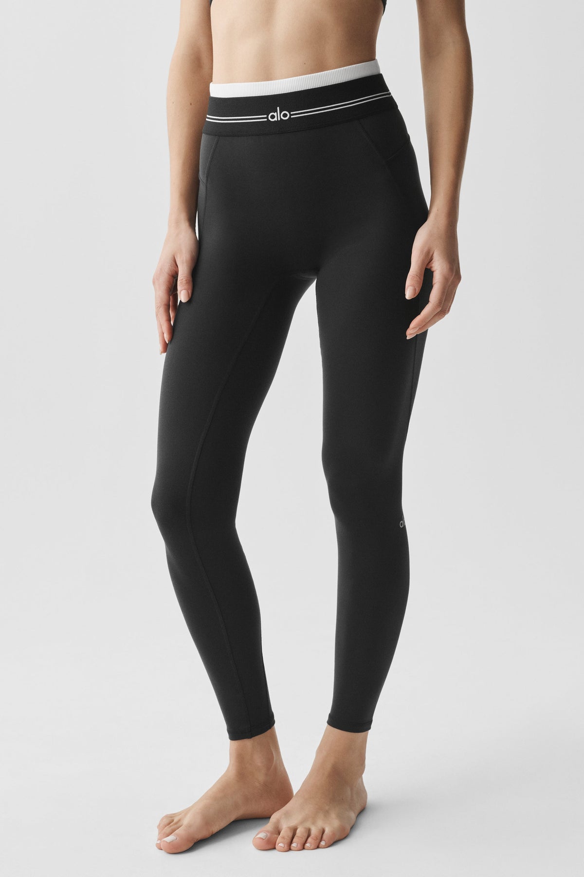 Airbrush High-Waist 7/8 Better Together Legging - Black/White