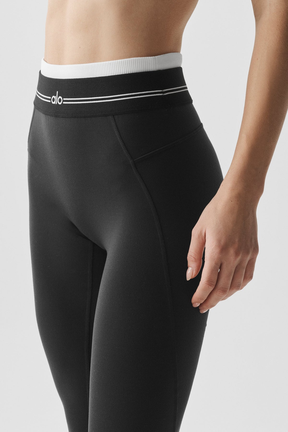 Airbrush High-Waist 7/8 Better Together Legging - Black/White