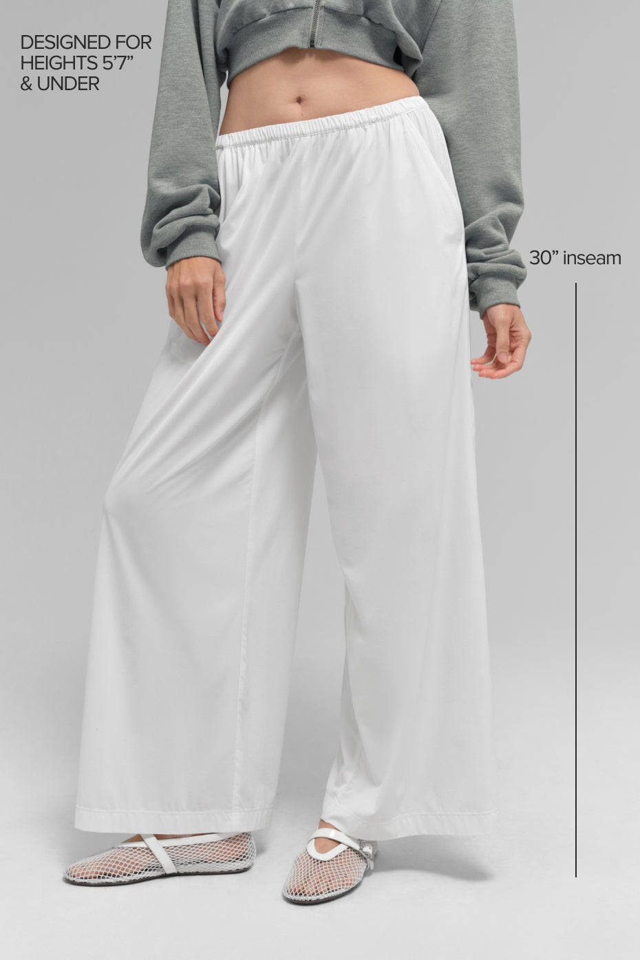 AloBreezy Wide Leg Pant (Regular) - White