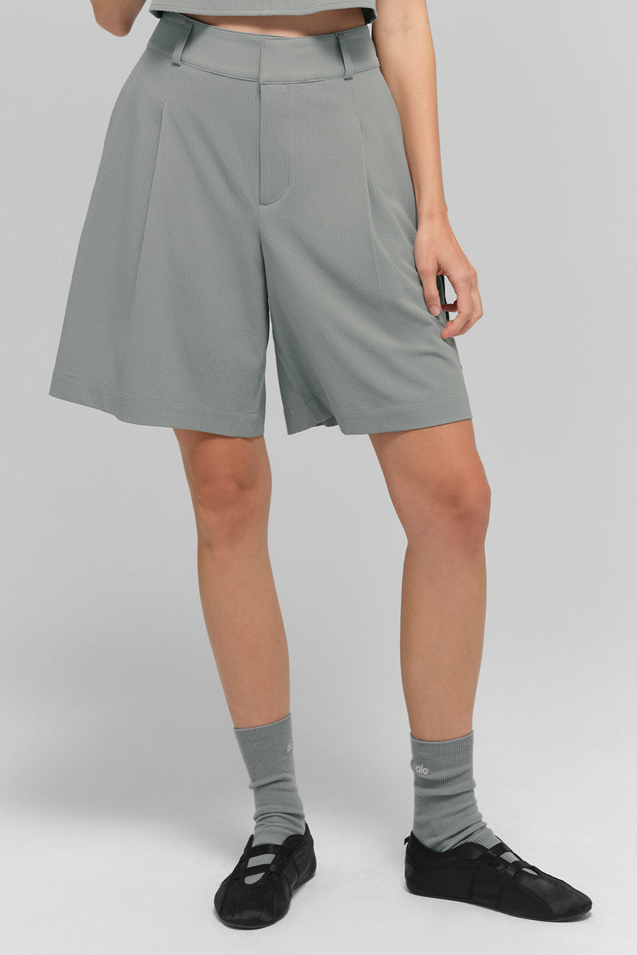 High-Waist Dreamscape Short - Lunar Grey