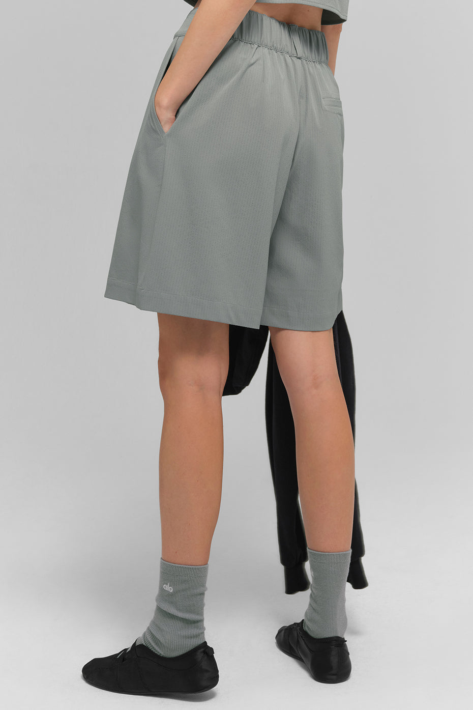 High-Waist Dreamscape Short - Lunar Grey