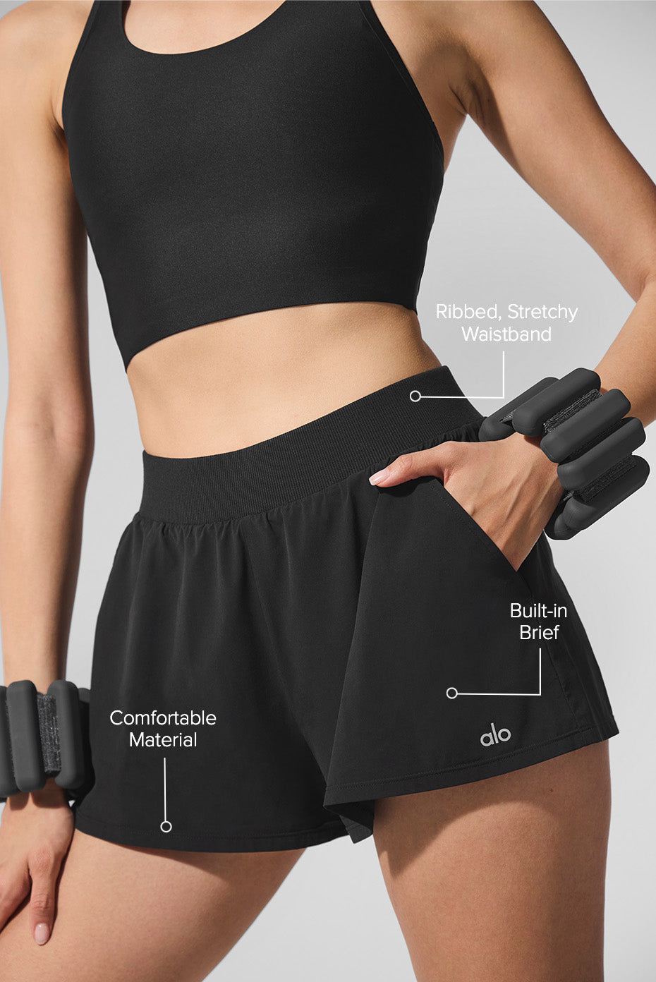 AloBreezy Short - Black